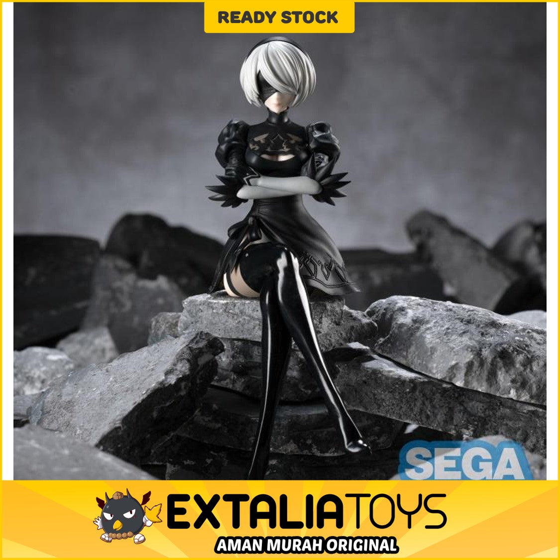 SEGA PREMIUM PERCHING FIGURE NIER: AUTOMATA VER.1. 1A 2B SEGA PREMIUM PERCHING FIGURE NIER: AUTOMATA VER.1. 1A 2B